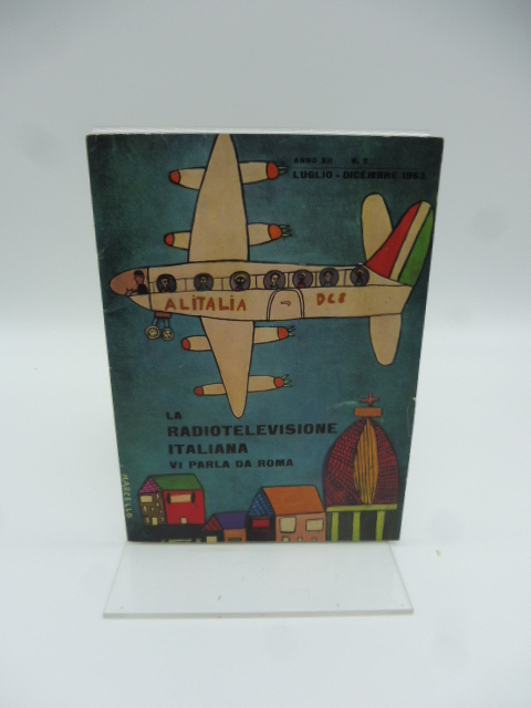 La Radiotelevisione vi parla da Roma. Brochure pubblicitaria dell'Alitalia